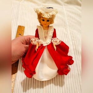 Vintage plastic doll, around 7in.